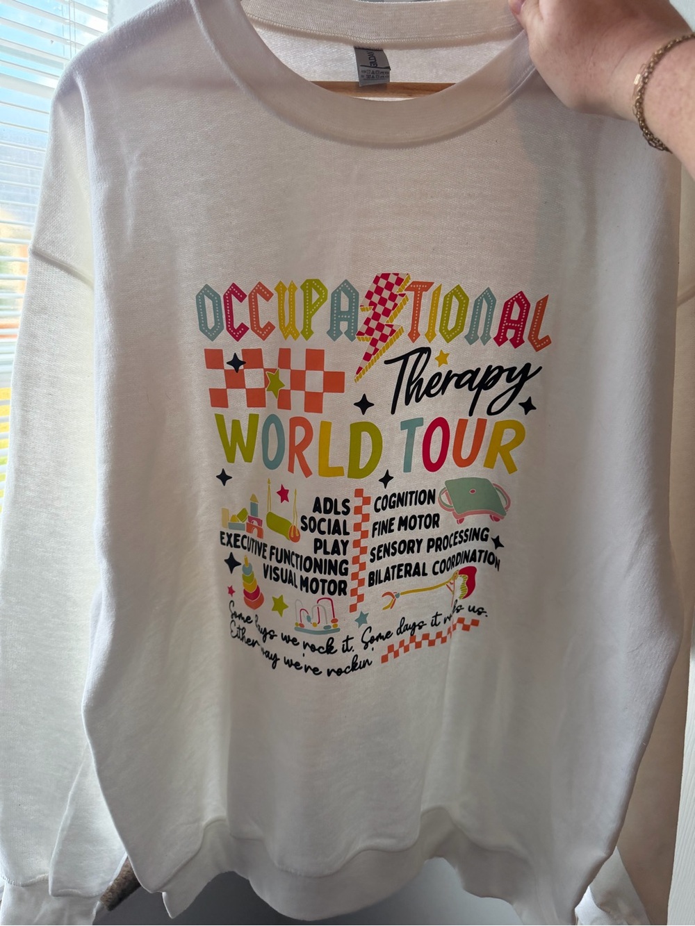 Occupational Therapy Sweatshirt - White